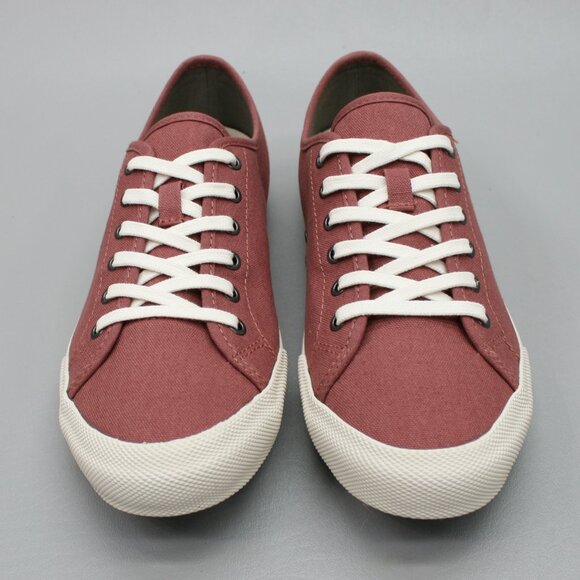 SeaVees Ladies 10 Monterey Standard Red Cotton Canvas Tennis Gym Shoes Sneakers - Picture 5 of 12